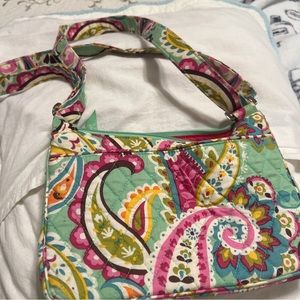 Vera Bradley Tutti Frutti (2013 - Retired) Crossbody Hipster  9 X 6 1/2